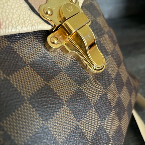 Louis Vuitton Brown and Beige Clapton Checkered Backpack - Picture 6 of 17